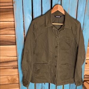 Lands' End army style Olive field Jacket size medium 10-12